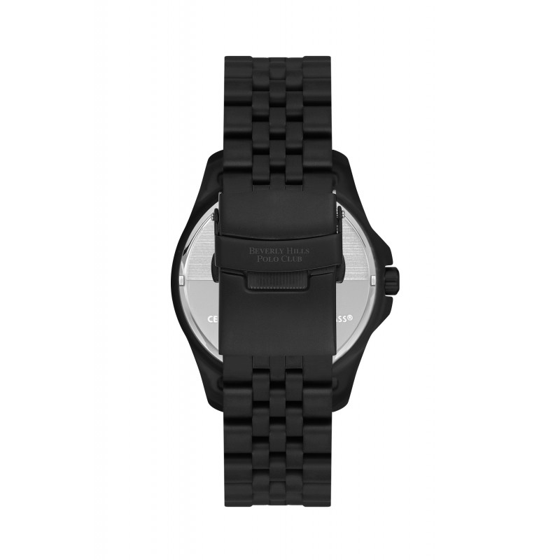 Ατσάλινο ανδρικό ρολόι Beverly Hills Polo Club BP3559X.630
