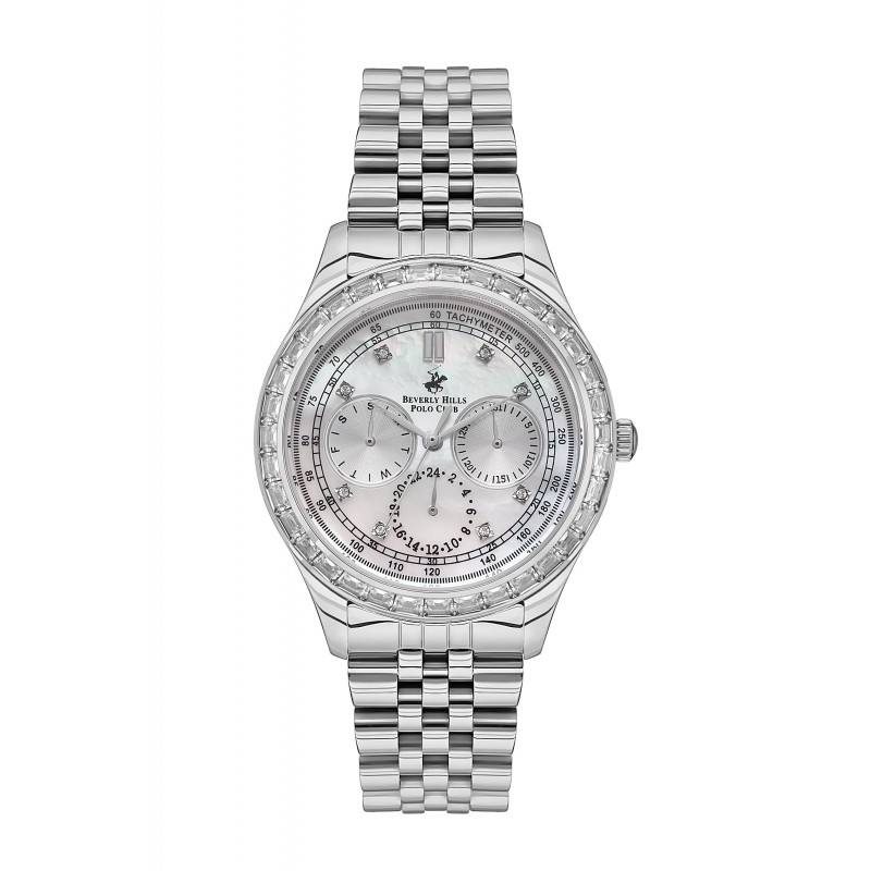 Ατσάλινο γυναικείο  ρολόι Beverly Hills Polo Club BP3563X.320
