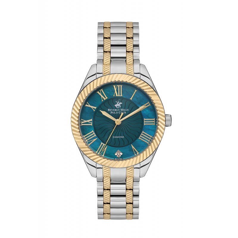 Ατσάλινο γυναικείο ρολόι Beverly Hills Polo Club BP3571C.270