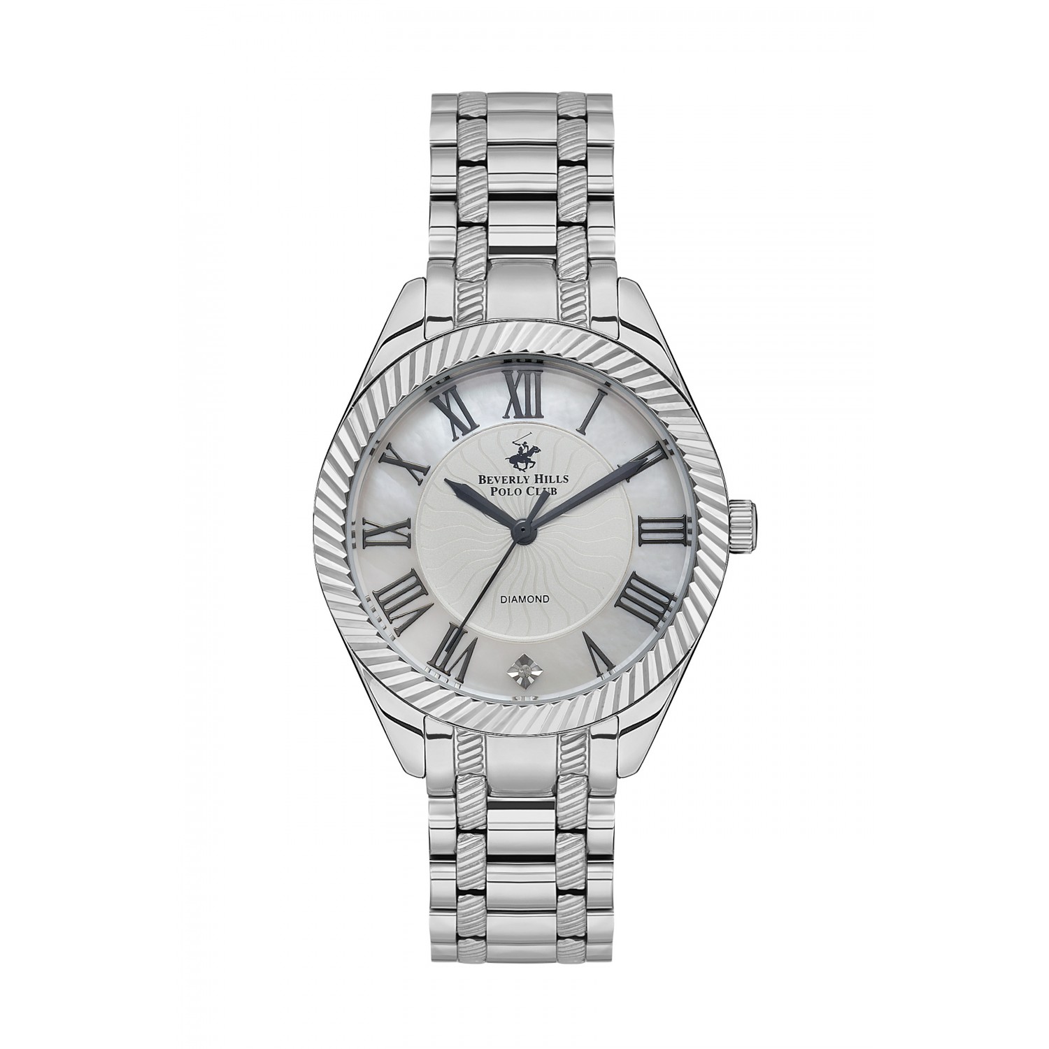 Ατσάλινο γυναικείο ρολόι Beverly Hills Polo Club BP3571C.320