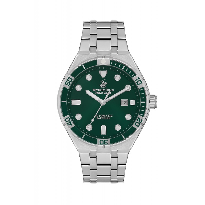 Ατσάλινο αυτόματο ανδρικό ρολόι Beverly Hills Polo Club BP3575X.370