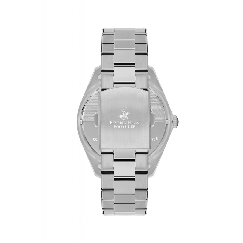 Ατσάλινο αυτόματο ανδρικό ρολόι Beverly Hills Polo Club BP3576X.350