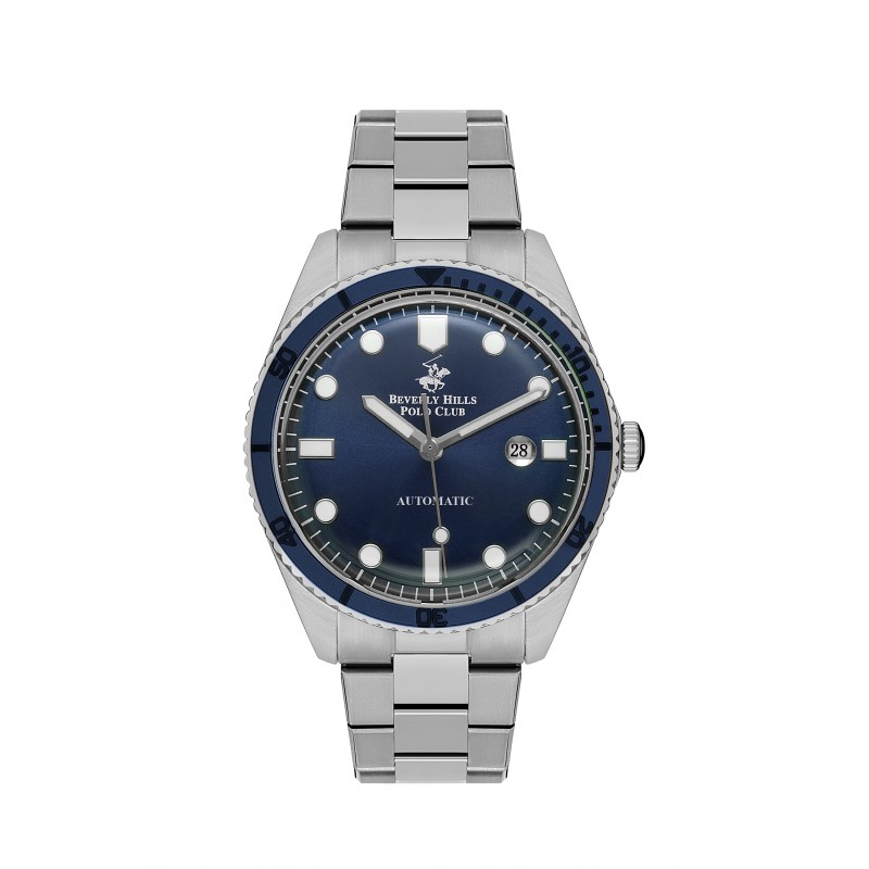 Ατσάλινο αυτόματο ανδρικό ρολόι Beverly Hills Polo Club BP3576X.390