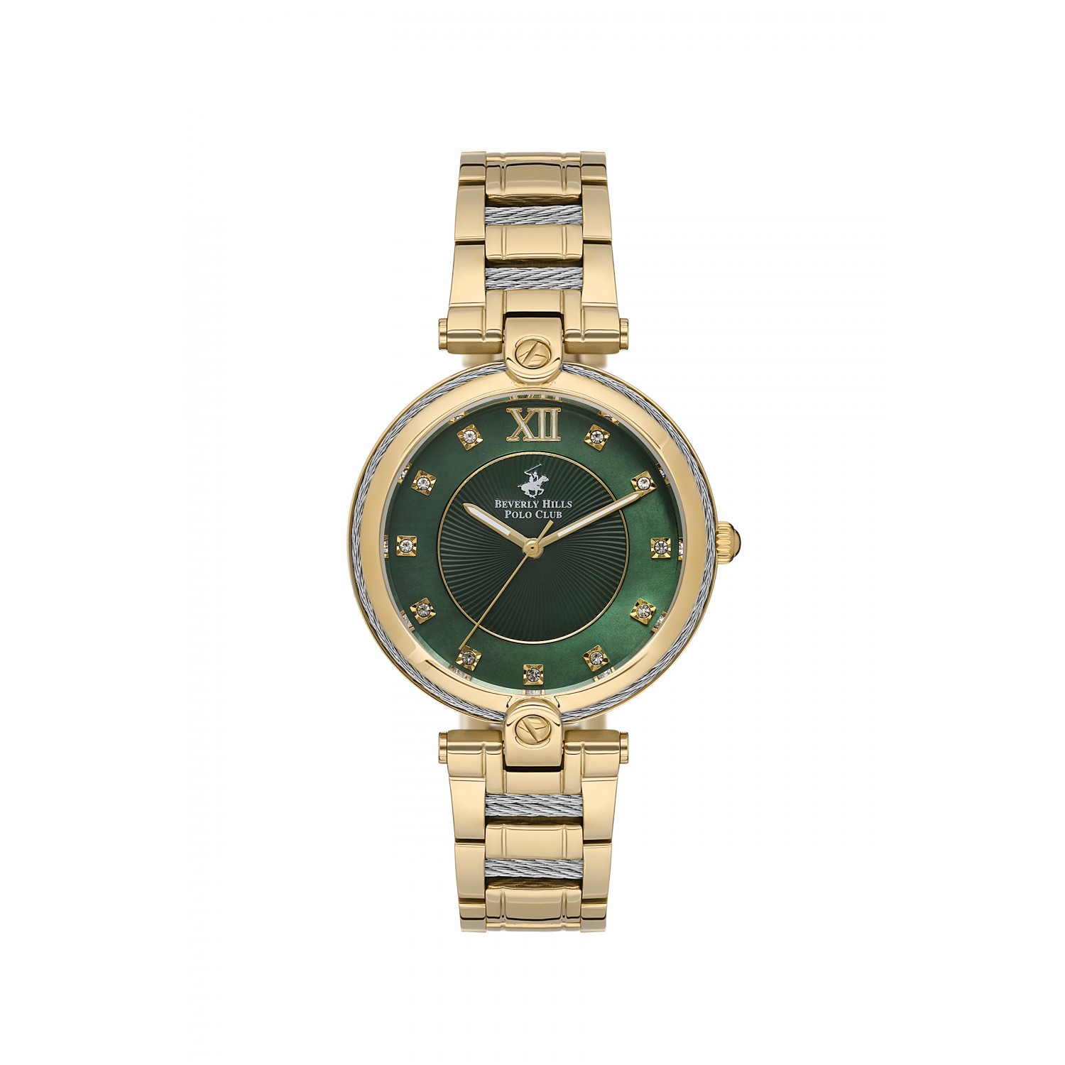 Ατσάλινο γυναικείο  ρολόι Beverly Hills Polo Club BP3585X.120