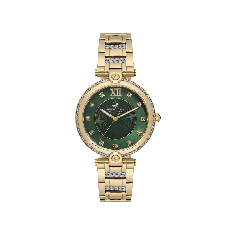 Ατσάλινο γυναικείο  ρολόι Beverly Hills Polo Club BP3585X.120