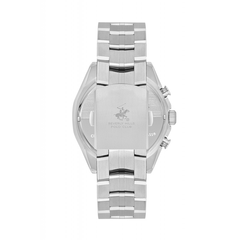 Ατσάλινο ανδρικό ρολόι Beverly Hills Polo Club BP3599X.330