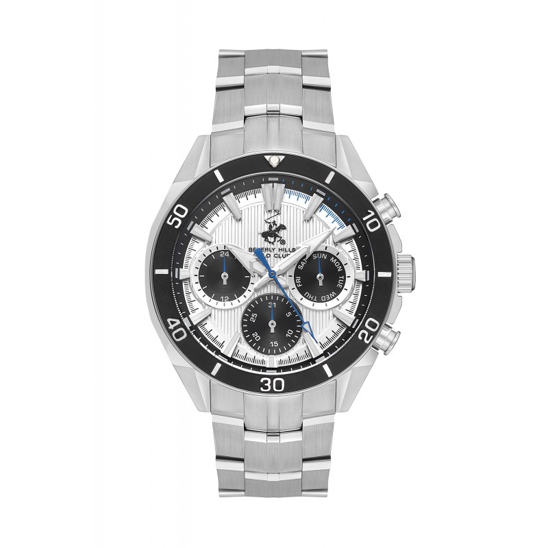 Ατσάλινο ανδρικό ρολόι Beverly Hills Polo Club BP3599X.330