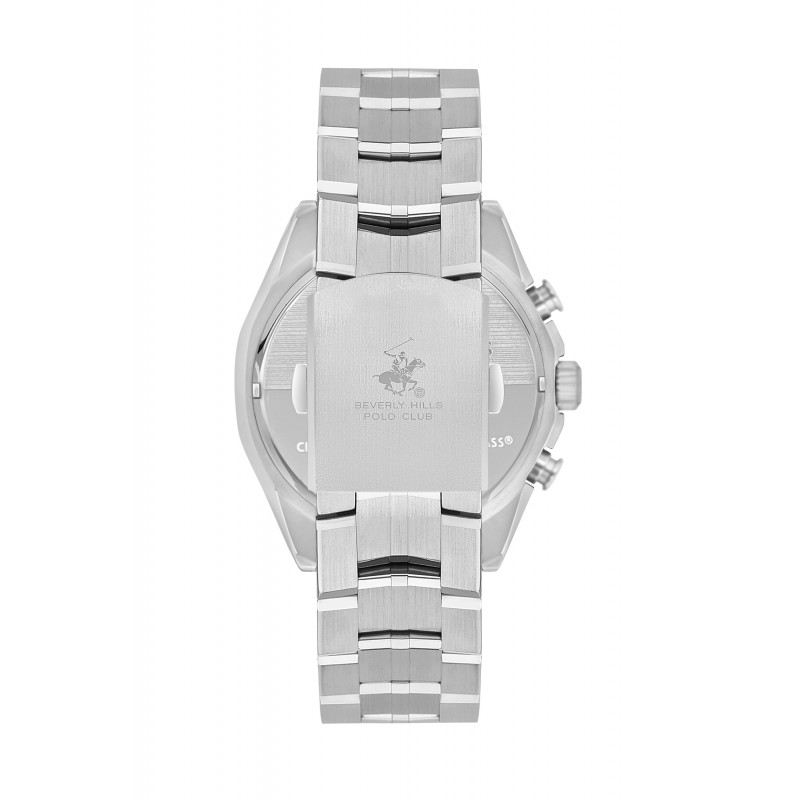 Ατσάλινο ανδρικό ρολόι Beverly Hills Polo Club BP3599X.350
