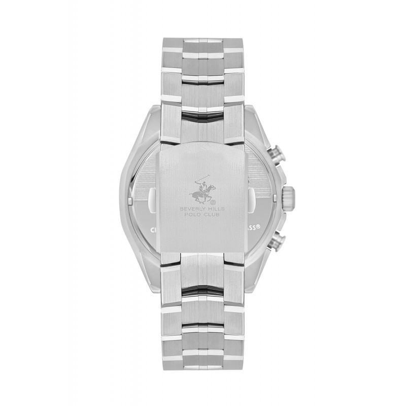 Ατσάλινο ανδρικό ρολόι Beverly Hills Polo Club BP3599X.390