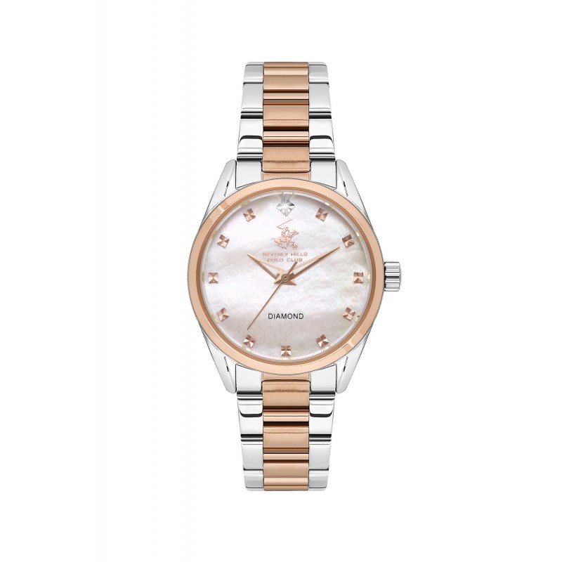 Ατσάλινο γυναικείο ρολόι Beverly Hills Polo Club BP3601X.510