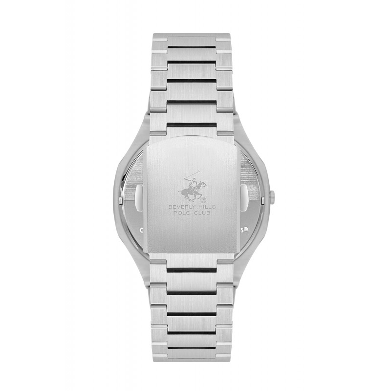 Ατσάλινο ανδρικό ρολόι Beverly Hills Polo Club BP3604X.330