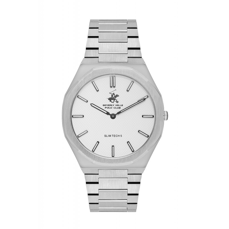 Ατσάλινο ανδρικό ρολόι Beverly Hills Polo Club BP3604X.330