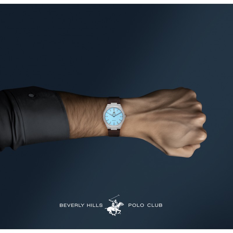 Ατσάλινο ανδρικό ρολόι Beverly Hills Polo Club BP3607X.302
