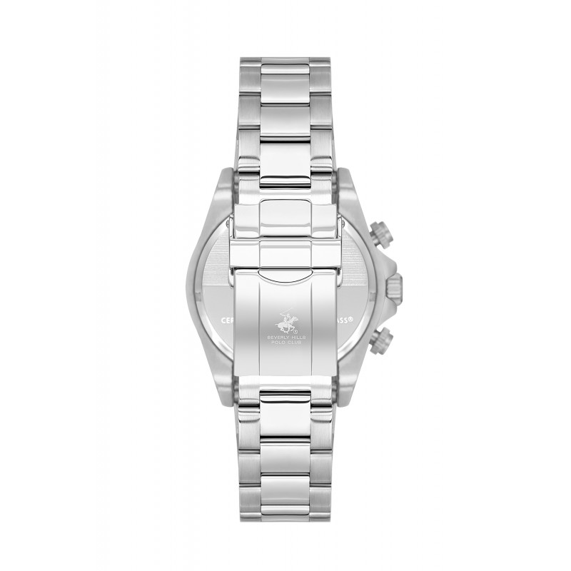 Ατσάλινο ανδρικό ρολόι Beverly Hills Polo Club BP3608X.330