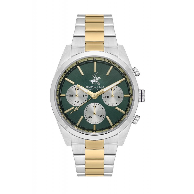 Ατσάλινο ανδρικό ρολόι Beverly Hills Polo Club BP3618X.270