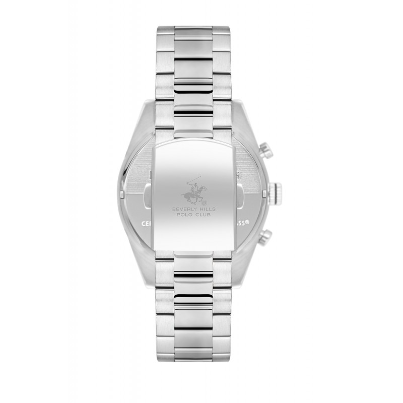 Ατσάλινο ανδρικό ρολόι Beverly Hills Polo Club BP3618X.330
