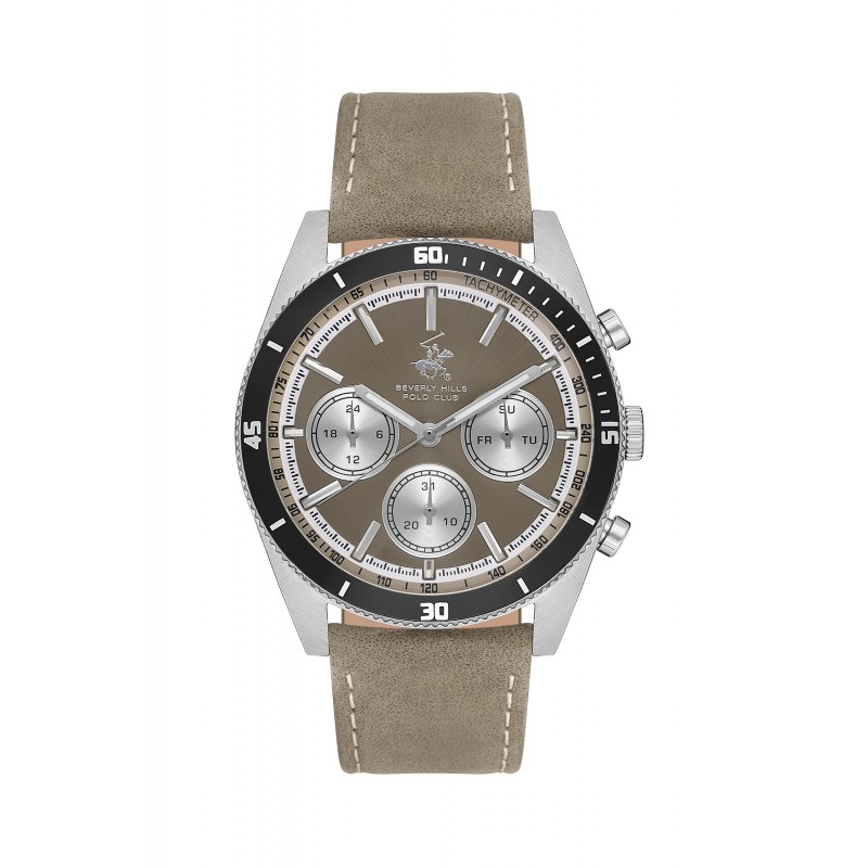 Ατσάλινο ανδρικό ρολόι Beverly Hills Polo Club BP3619X.376