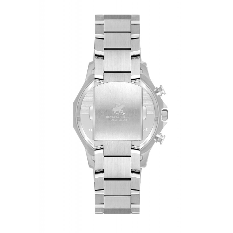 Ατσάλινο ανδρικό ρολόι Beverly Hills Polo Club BP3625X.350