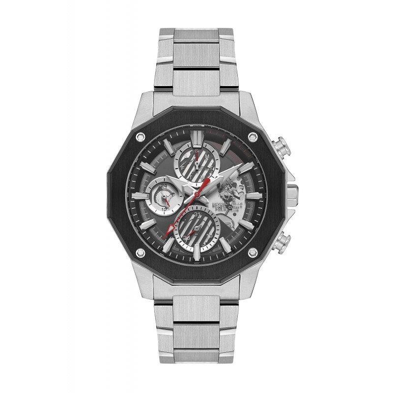Ατσάλινο ανδρικό ρολόι Beverly Hills Polo Club BP3625X.350