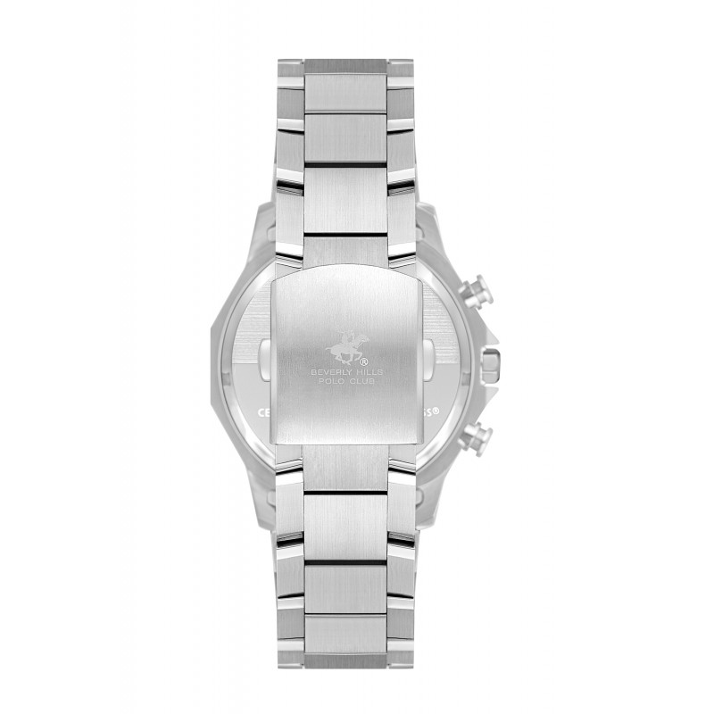 Ατσάλινο ανδρικό ρολόι Beverly Hills Polo Club BP3625X.390