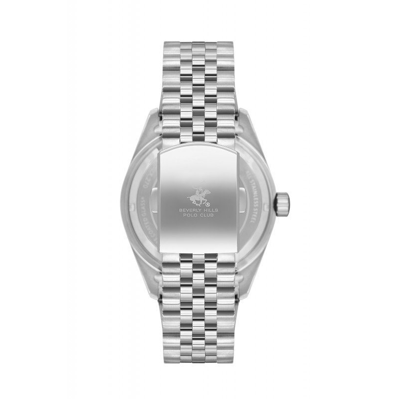 Ατσάλινο αυτόματο ανδρικό ρολόι Beverly Hills Polo Club BP3632X.300