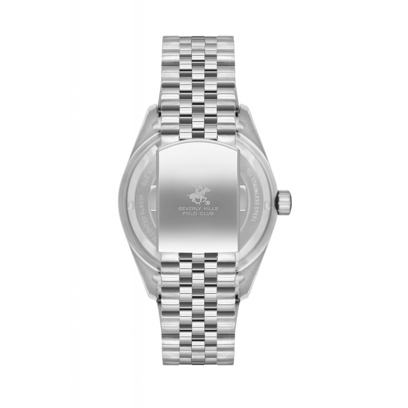 Ατσάλινο αυτόματο ανδρικό ρολόι Beverly Hills Polo Club BP3632X.370