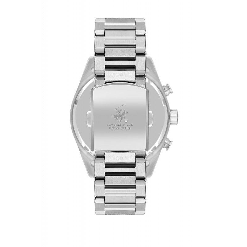 Ατσάλινο ανδρικό ρολόι Beverly Hills Polo Club BP3633X.300