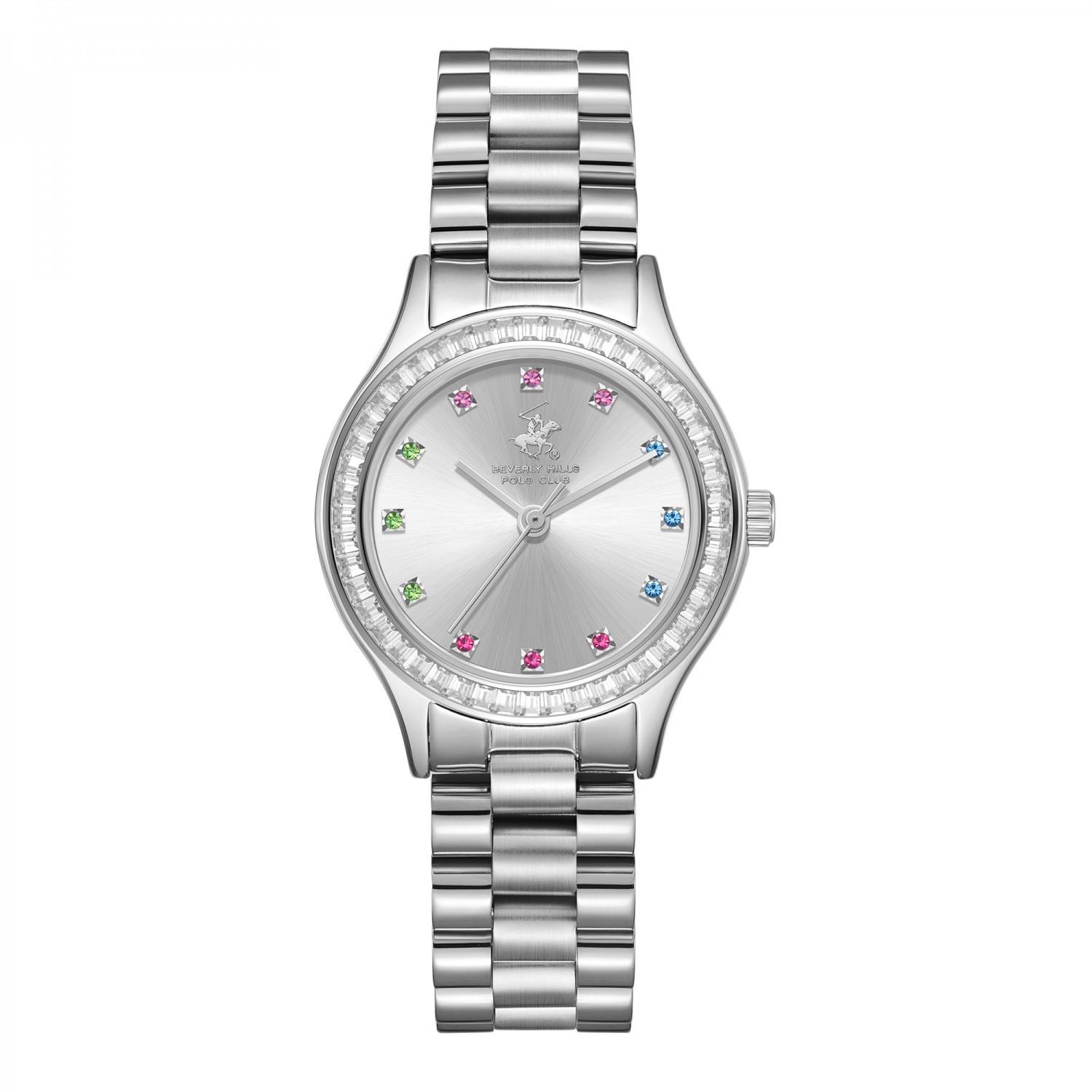 Ατσάλινο γυναικείο  ρολόι Beverly Hills Polo Club BP3639C.330