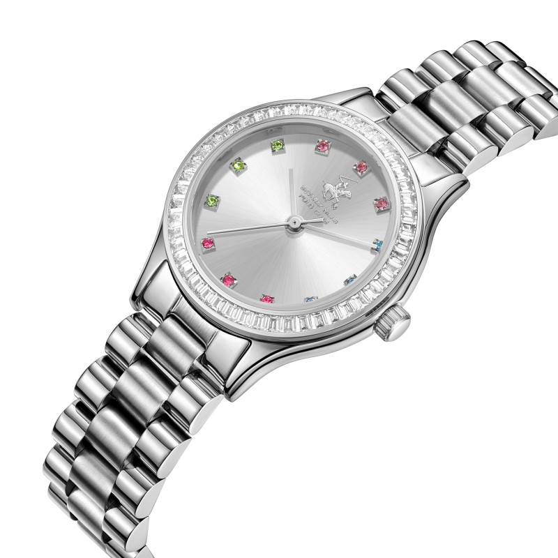 Ατσάλινο γυναικείο  ρολόι Beverly Hills Polo Club BP3639C.330