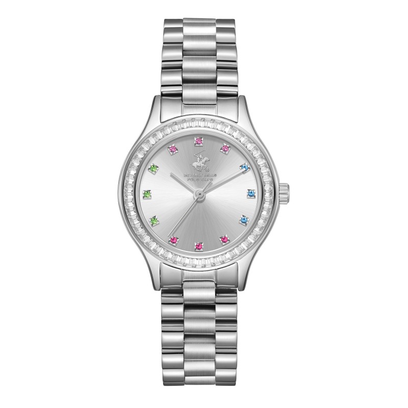 Ατσάλινο γυναικείο  ρολόι Beverly Hills Polo Club BP3639C.330