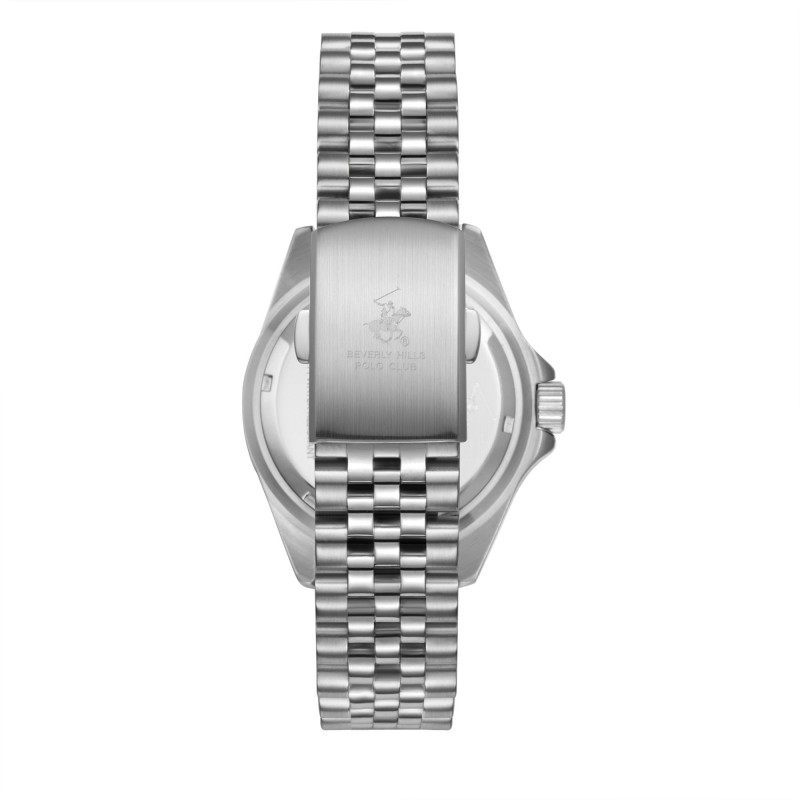 Ατσάλινο ανδρικό ρολόι Beverly Hills Polo Club BP3641X.350