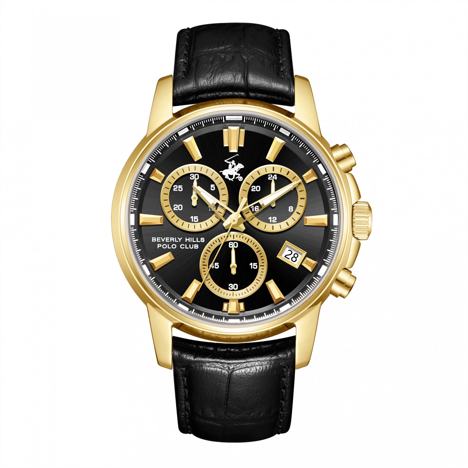 Ατσάλινο ανδρικό ρολόι Beverly Hills Polo Club BP3646X.151