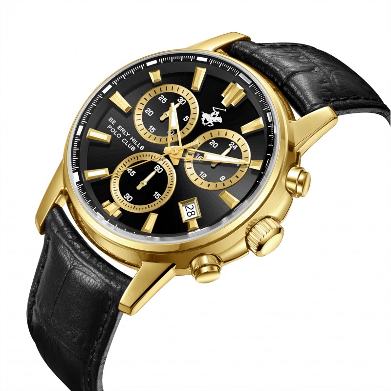 Ατσάλινο ανδρικό ρολόι Beverly Hills Polo Club BP3646X.151