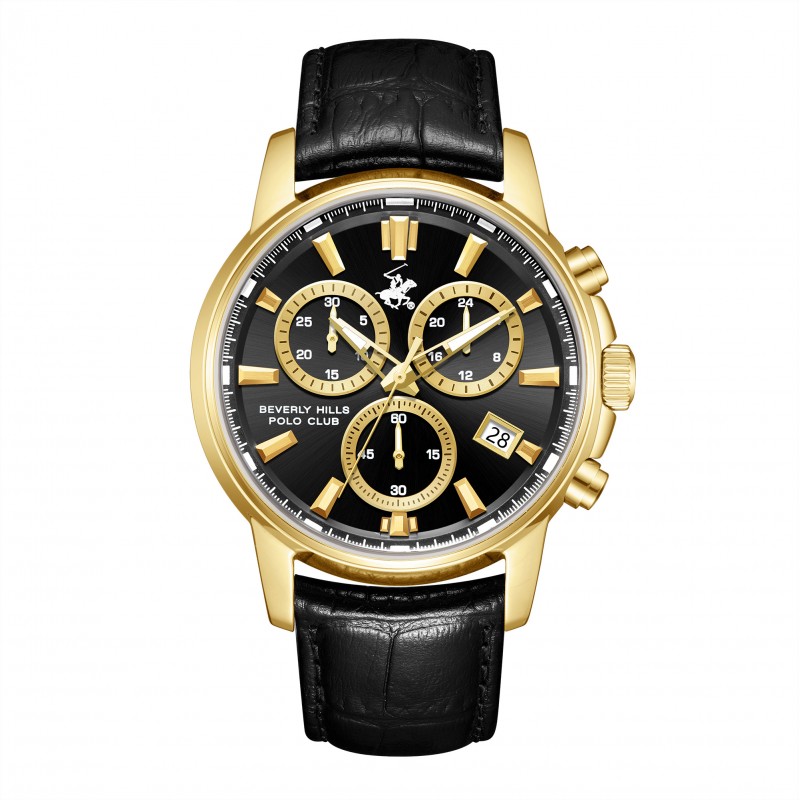 Ατσάλινο ανδρικό ρολόι Beverly Hills Polo Club BP3646X.151