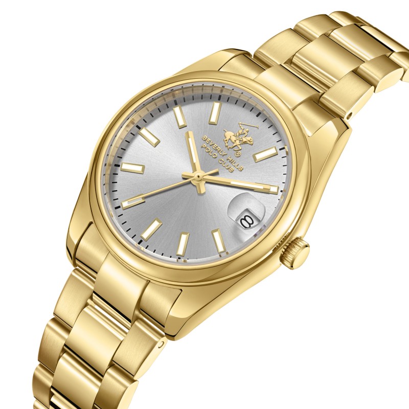 Ατσάλινο γυναικείο  ρολόι Beverly Hills Polo Club BP3649X.130
