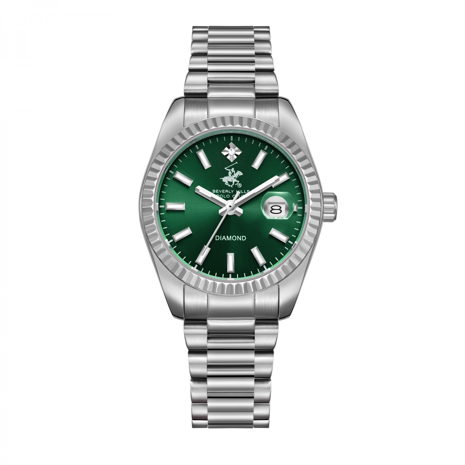 Ατσάλινο γυναικείο ρολόι Beverly Hills Polo Club BP3650X.370