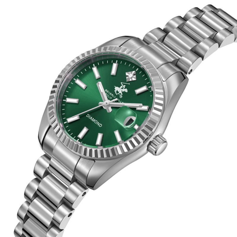 Ατσάλινο γυναικείο ρολόι Beverly Hills Polo Club BP3650X.370