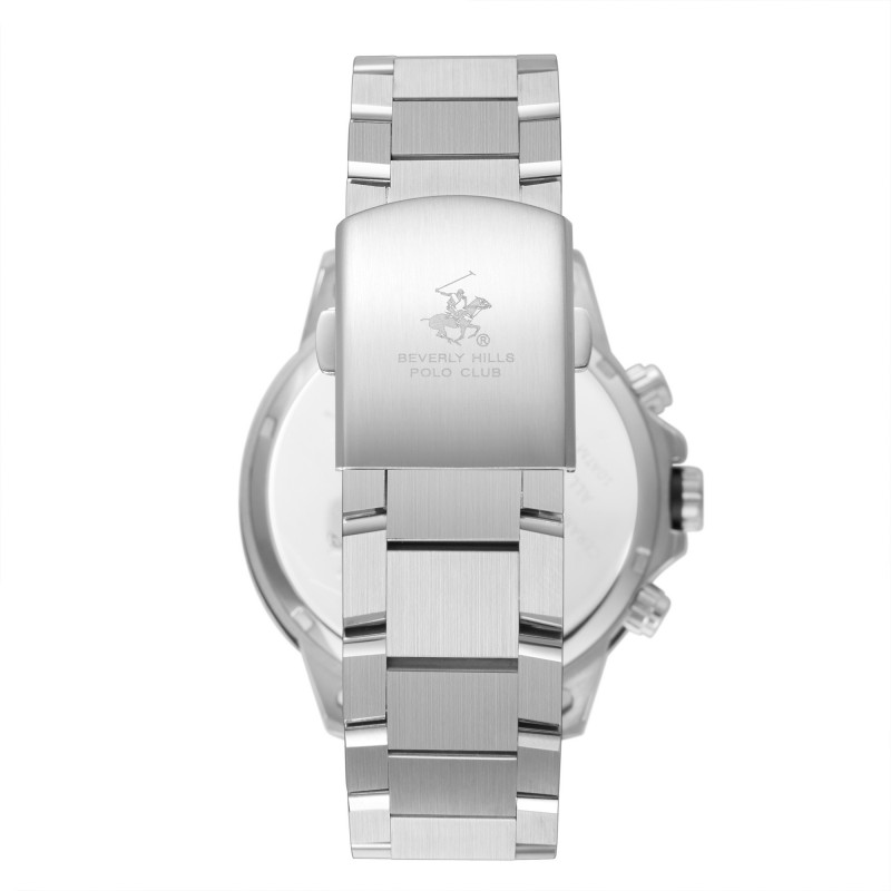 Ατσάλινο ανδρικό ρολόι Beverly Hills Polo Club BP3651X.360