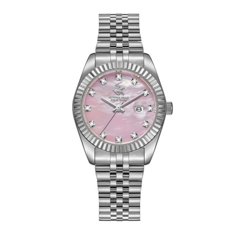 Ατσάλινο γυναικείο ρολόι Beverly Hills Polo Club BP3654X.380