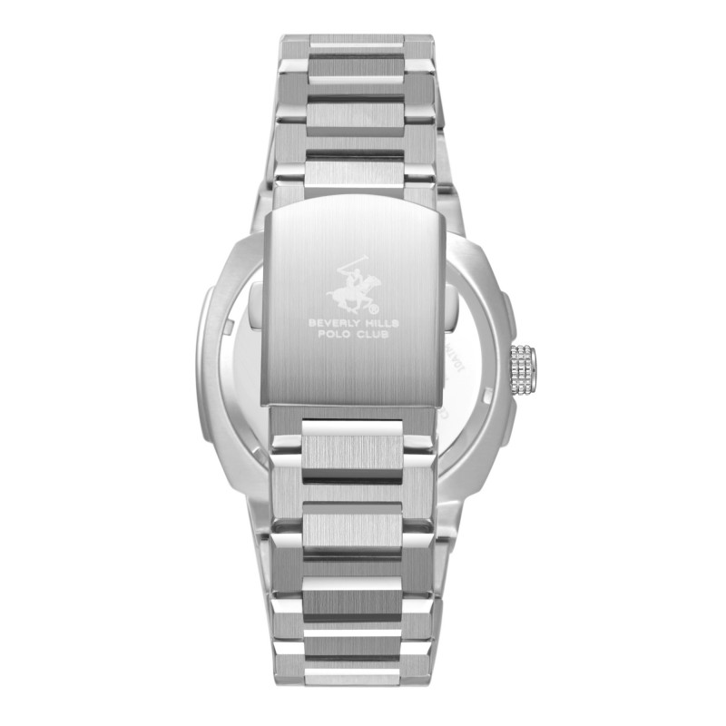 Ατσάλινο ανδρικό ρολόι Beverly Hills Polo Club BP3655X.380