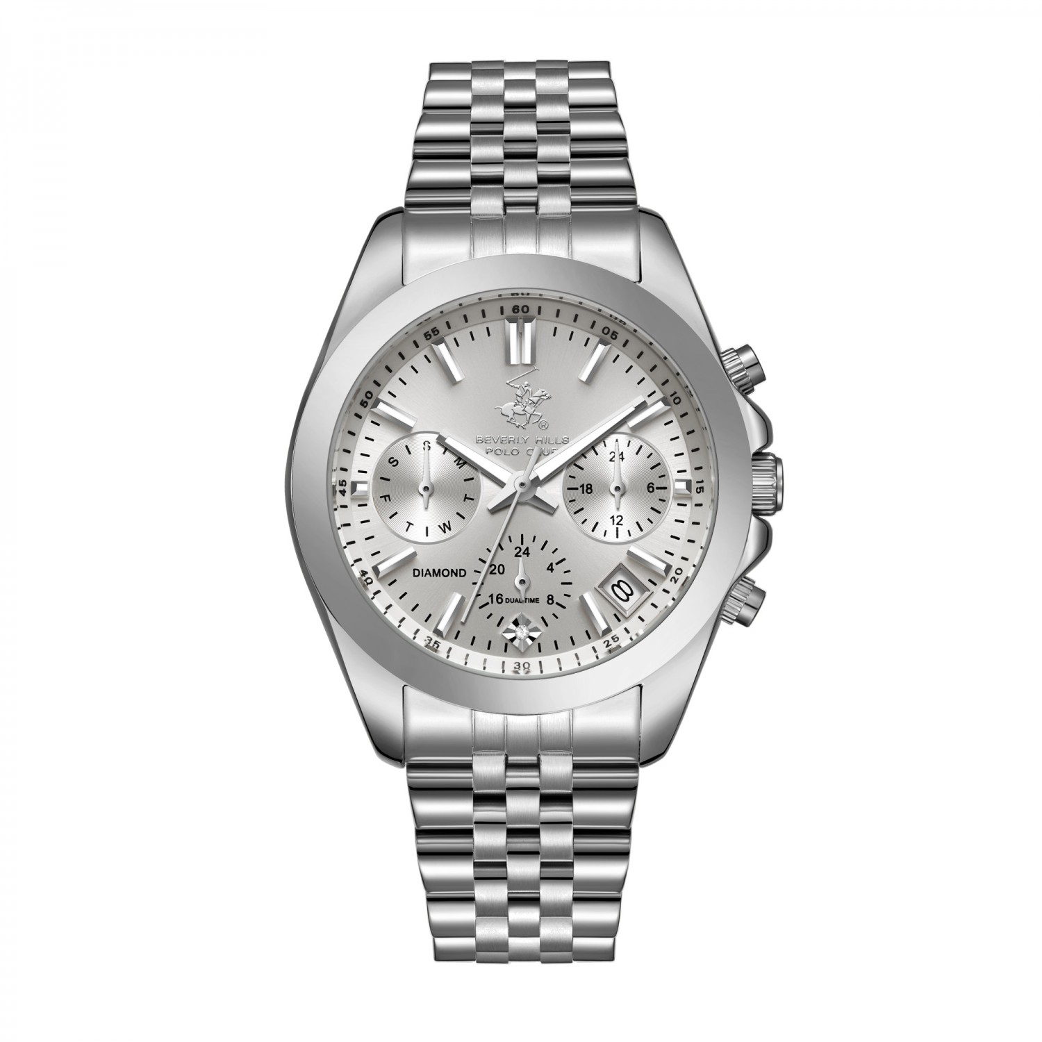 Ατσάλινο γυναικείο  ρολόι Beverly Hills Polo Club BP3656C.330