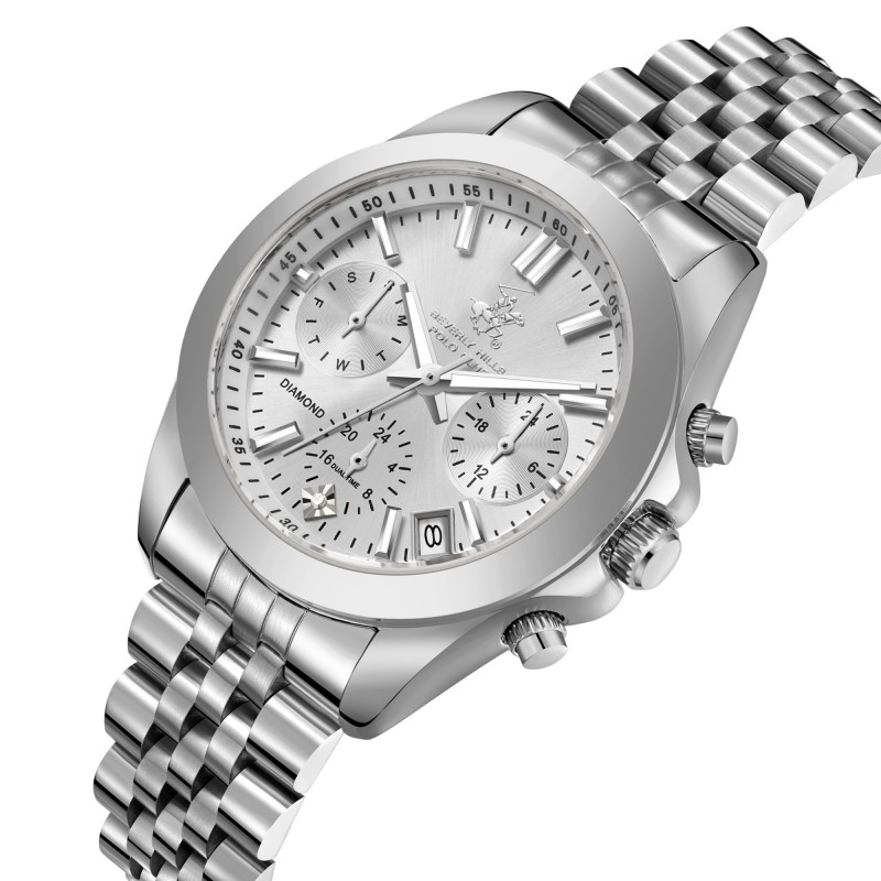 Ατσάλινο γυναικείο  ρολόι Beverly Hills Polo Club BP3656C.330