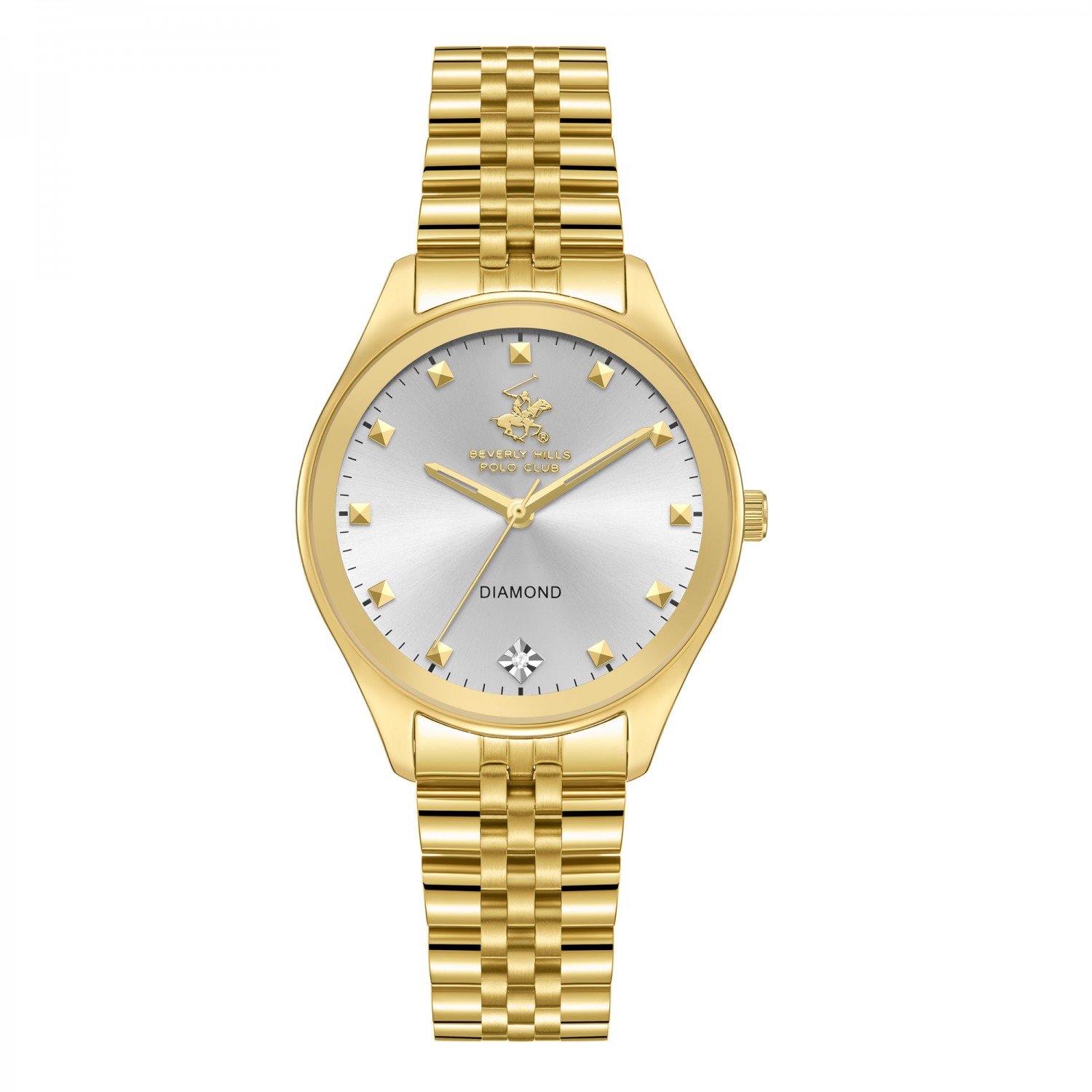 Ατσάλινο γυναικείο ρολόι Beverly Hills Polo Club BP3657C.130