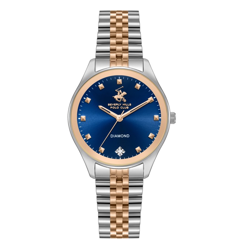Ατσάλινο γυναικείο ρολόι Beverly Hills Polo Club BP3657C.590
