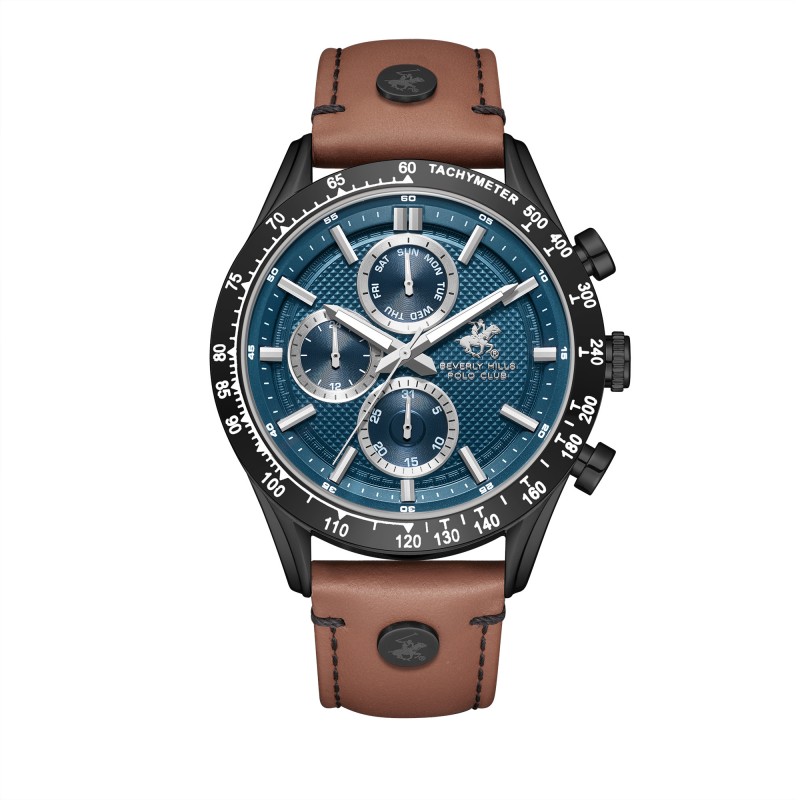 Ατσάλινο ανδρικό ρολόι Beverly Hills Polo Club BP3659X.692