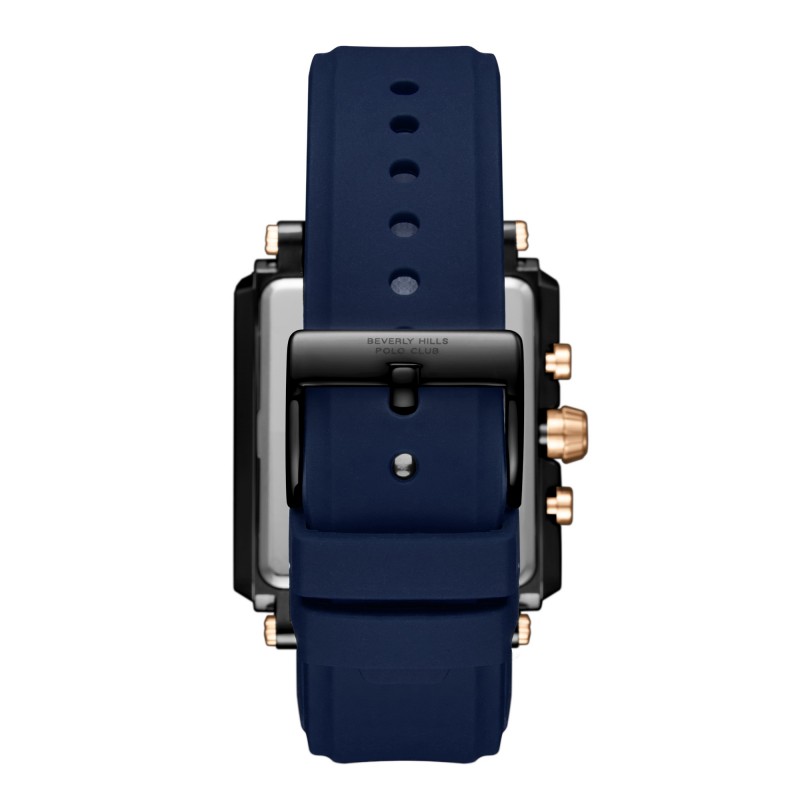Ατσάλινο ανδρικό ρολόι Beverly Hills Polo Club BP3661X.699