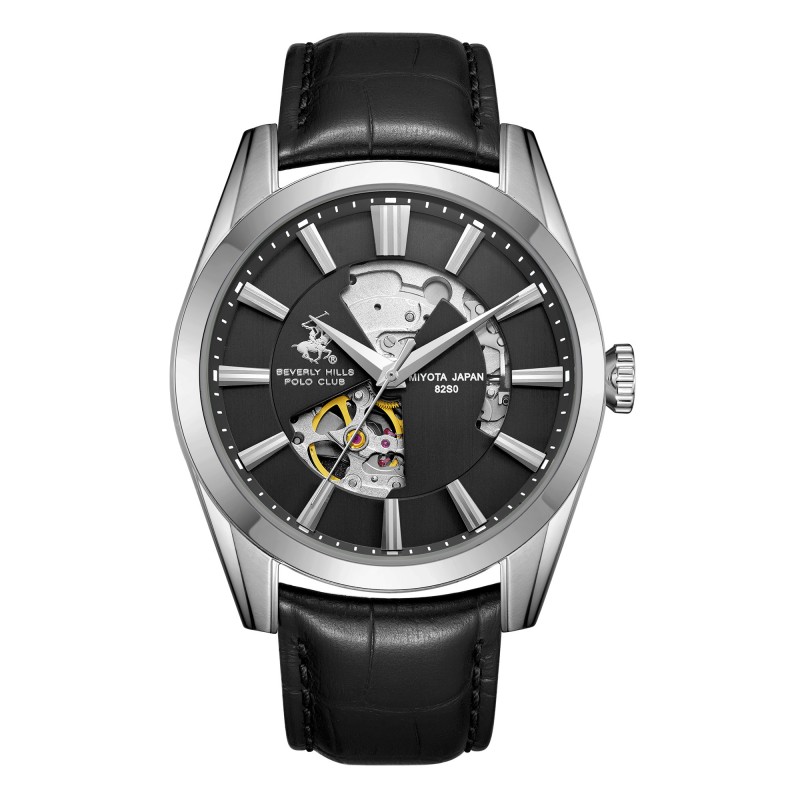 Ατσάλινο αυτόματο ανδρικό ρολόι Beverly Hills Polo Club BP3662X.351