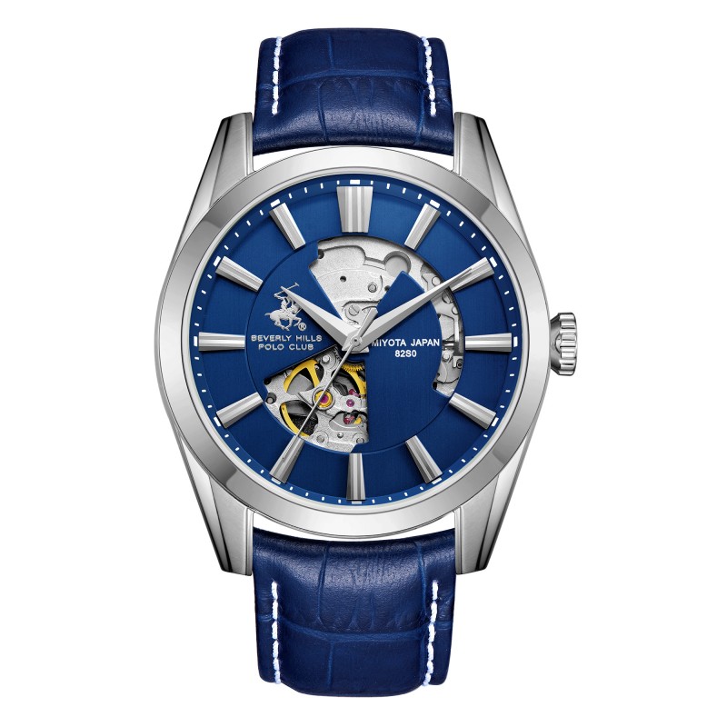 Ατσάλινο αυτόματο ανδρικό ρολόι Beverly Hills Polo Club BP3662X.399