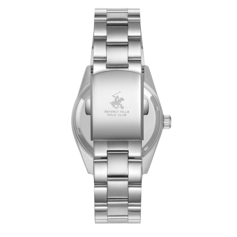 Ατσάλινο ανδρικό ρολόι Beverly Hills Polo Club BP3664X.370