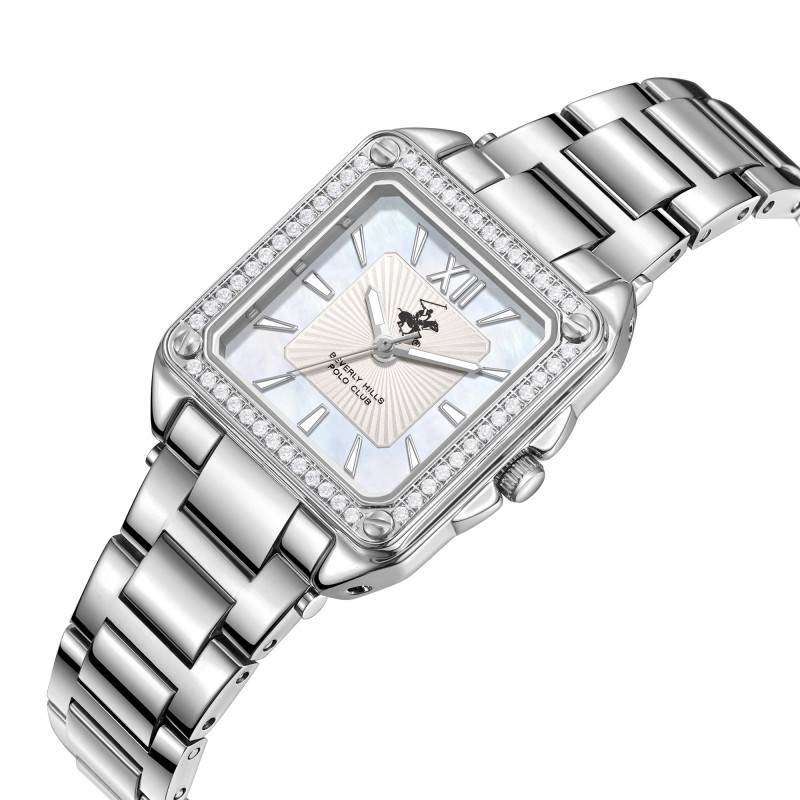 Ατσάλινο γυναικείο  ρολόι Beverly Hills Polo Club BP3671C.320